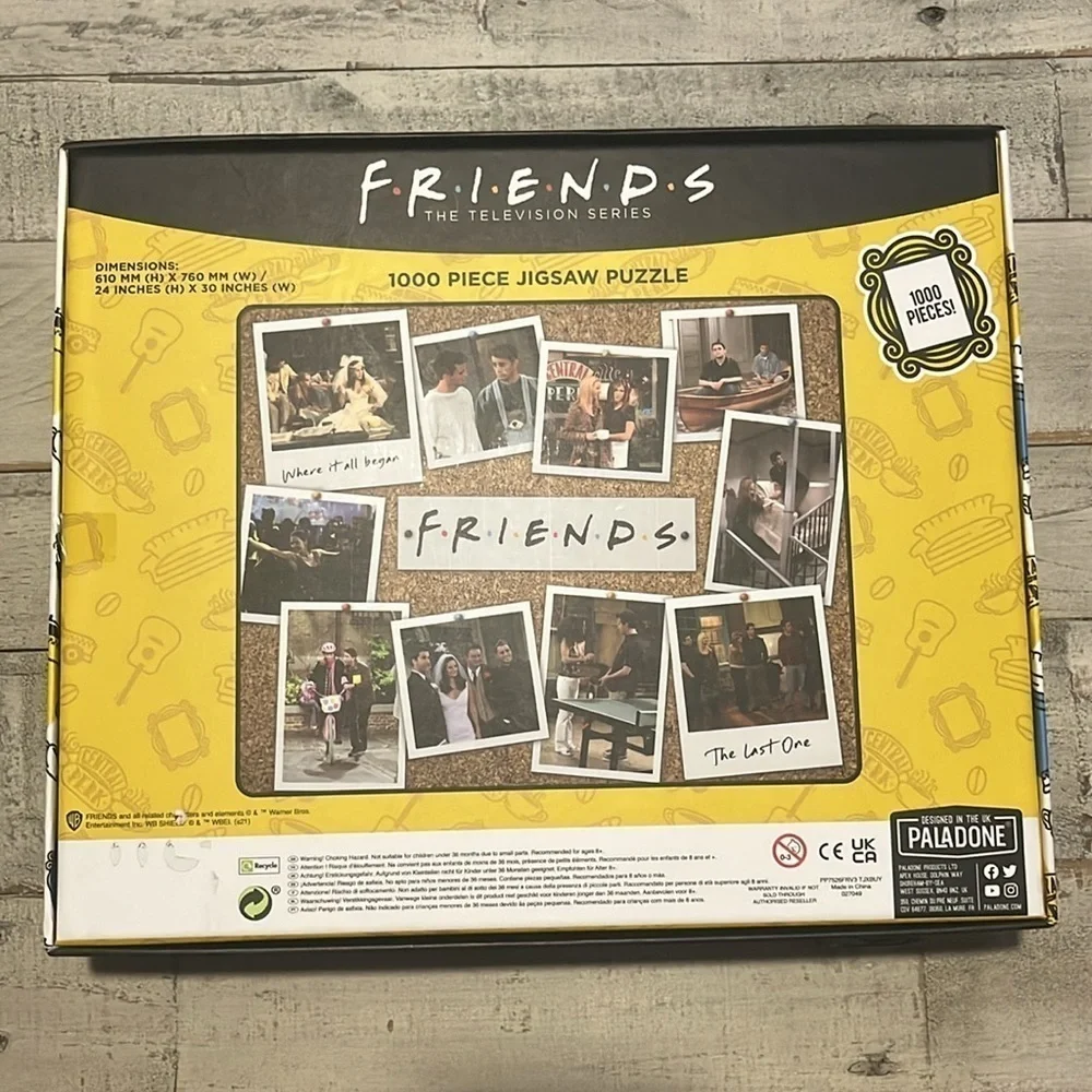 TV‎ Show Friends, The Television Series 1000 Piece Jigsaw Collectible Puzzle